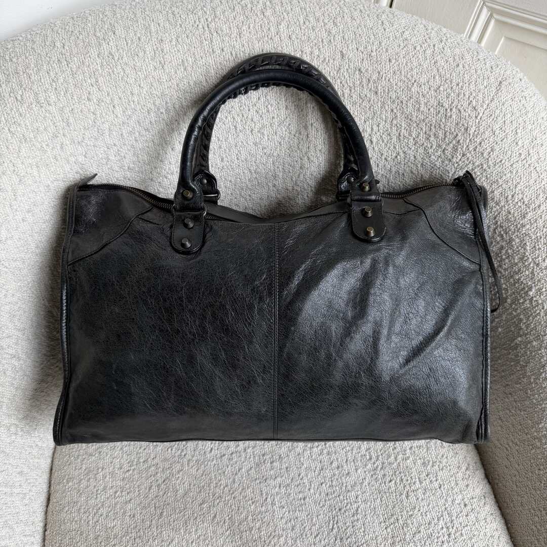 2009 Balenciaga Classic The Work Leather Black Shoulder Bag