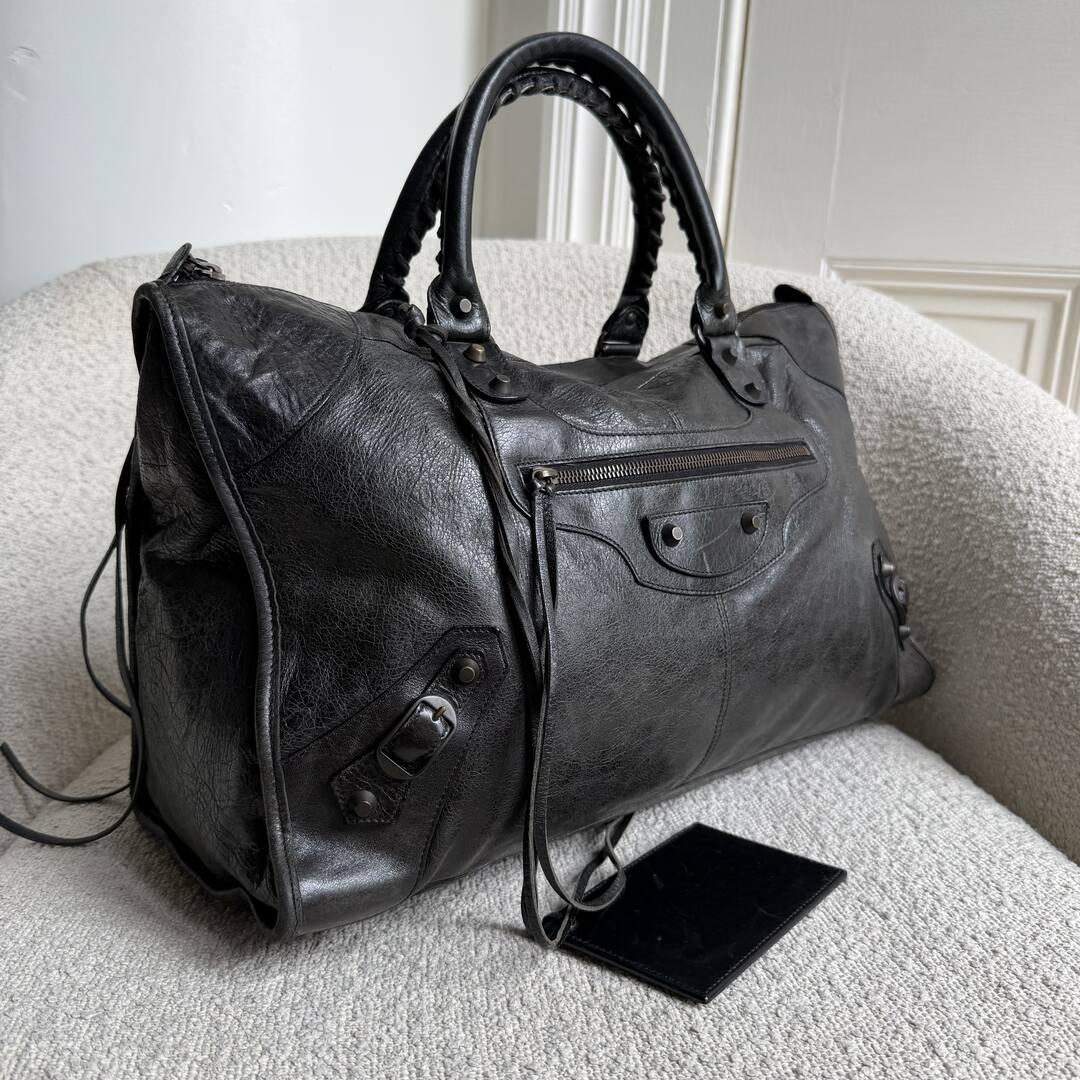 2009 Balenciaga Classic The Work Leather Black Shoulder Bag