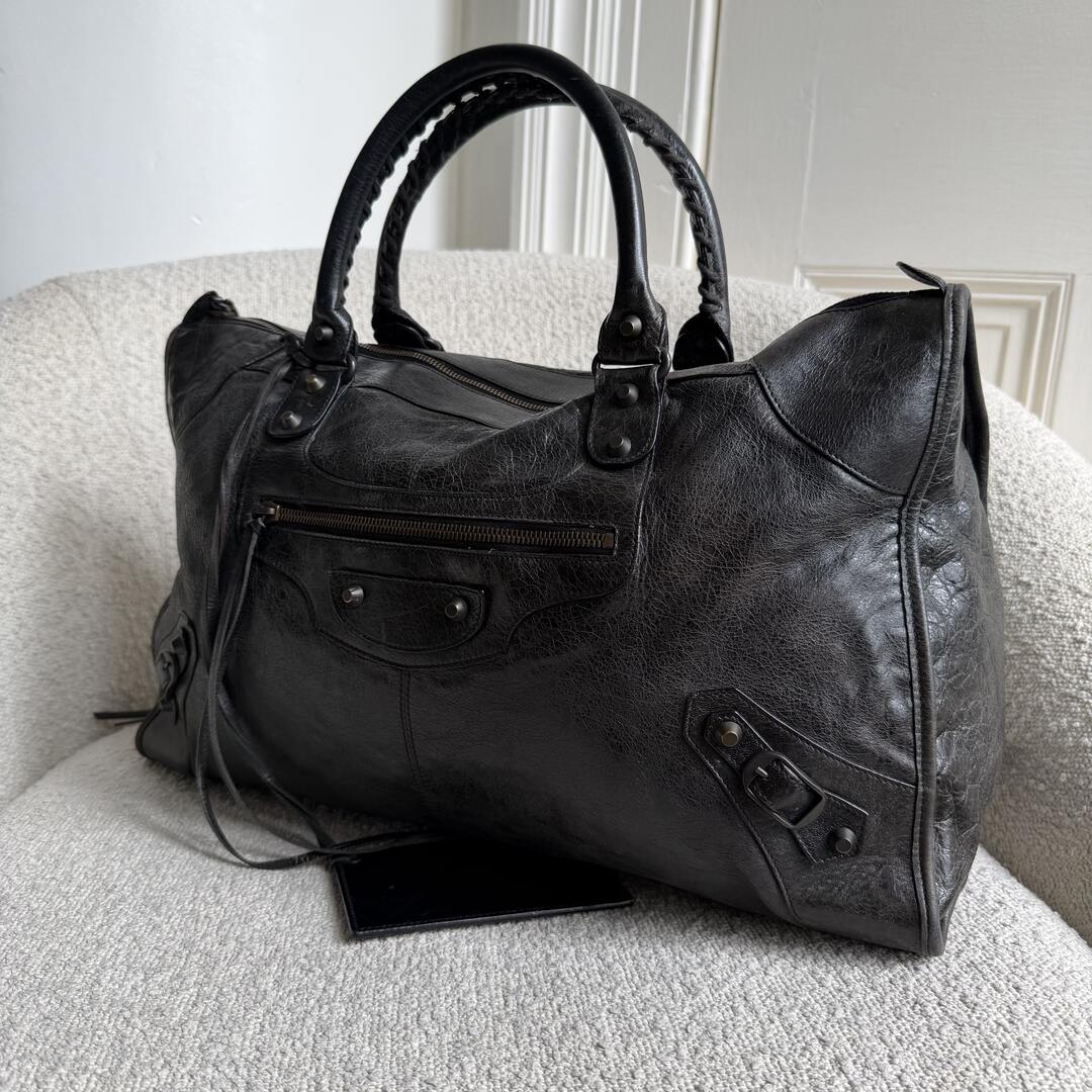2009 Balenciaga Classic The Work Leather Black Shoulder Bag