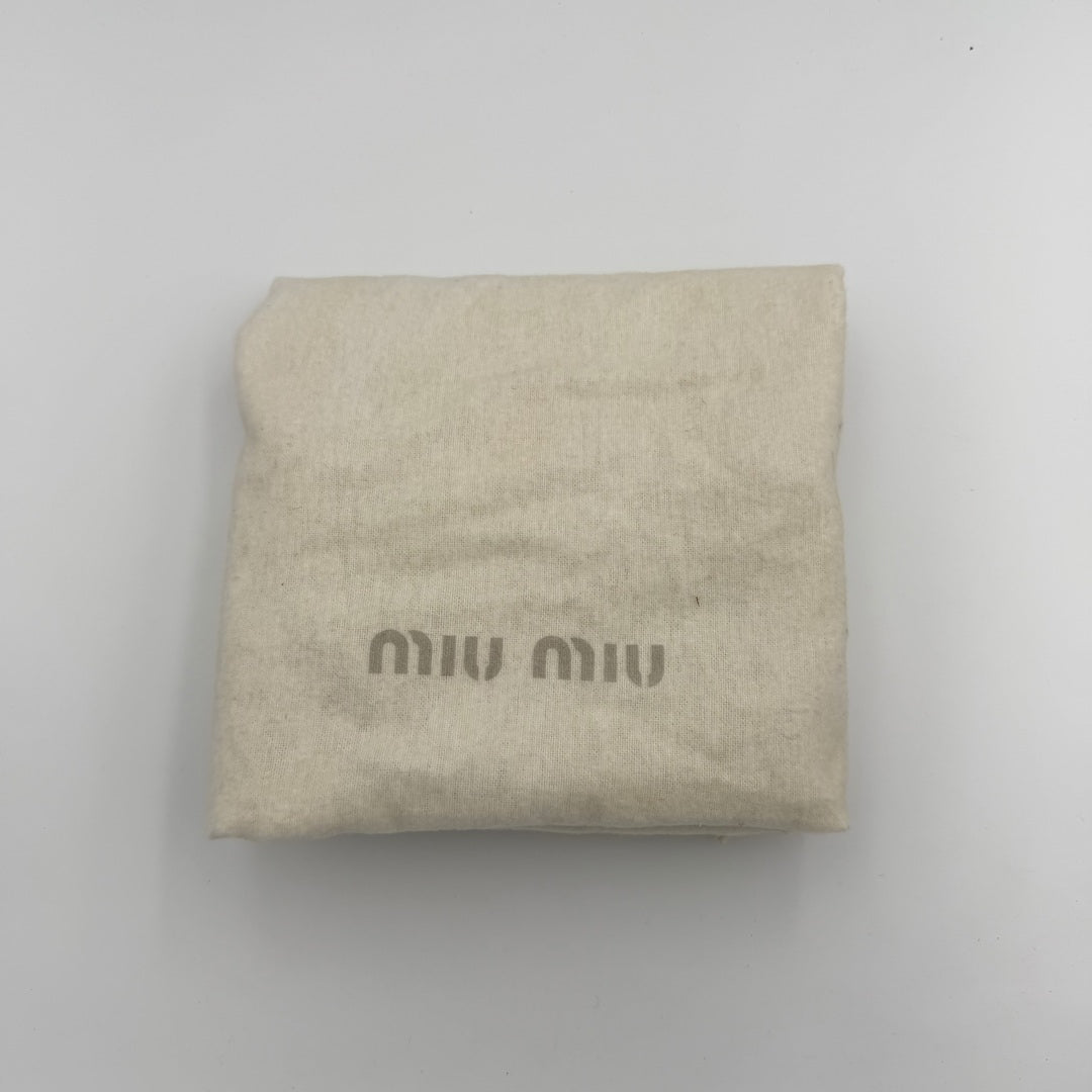 Archive Miu Miu Cow Print Corduroy Shoulder Bag