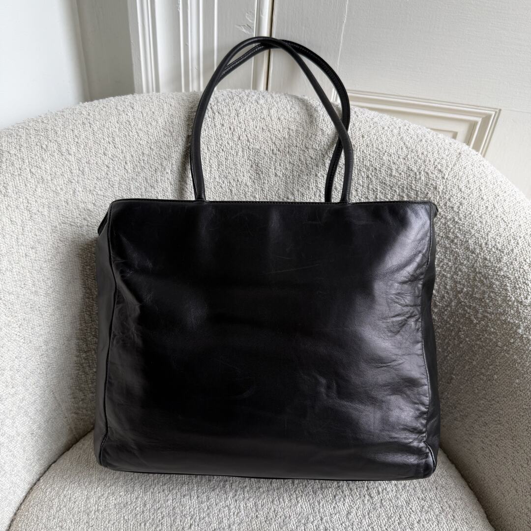Prada Nappa Leather Black Tote Bag