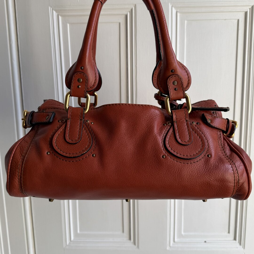 Chloe Paddington Leather Warm Brown Shoulder Bag
