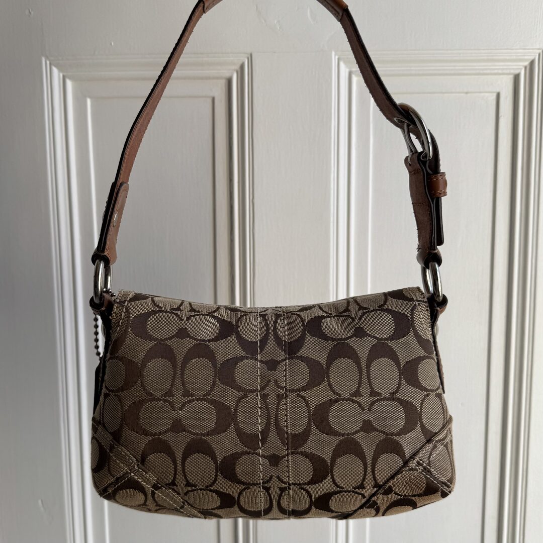 Coach Signature Soho Brown Shoulder Bag