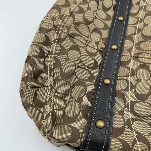 Coach Signature Buckle Hobo Shoulder Bag