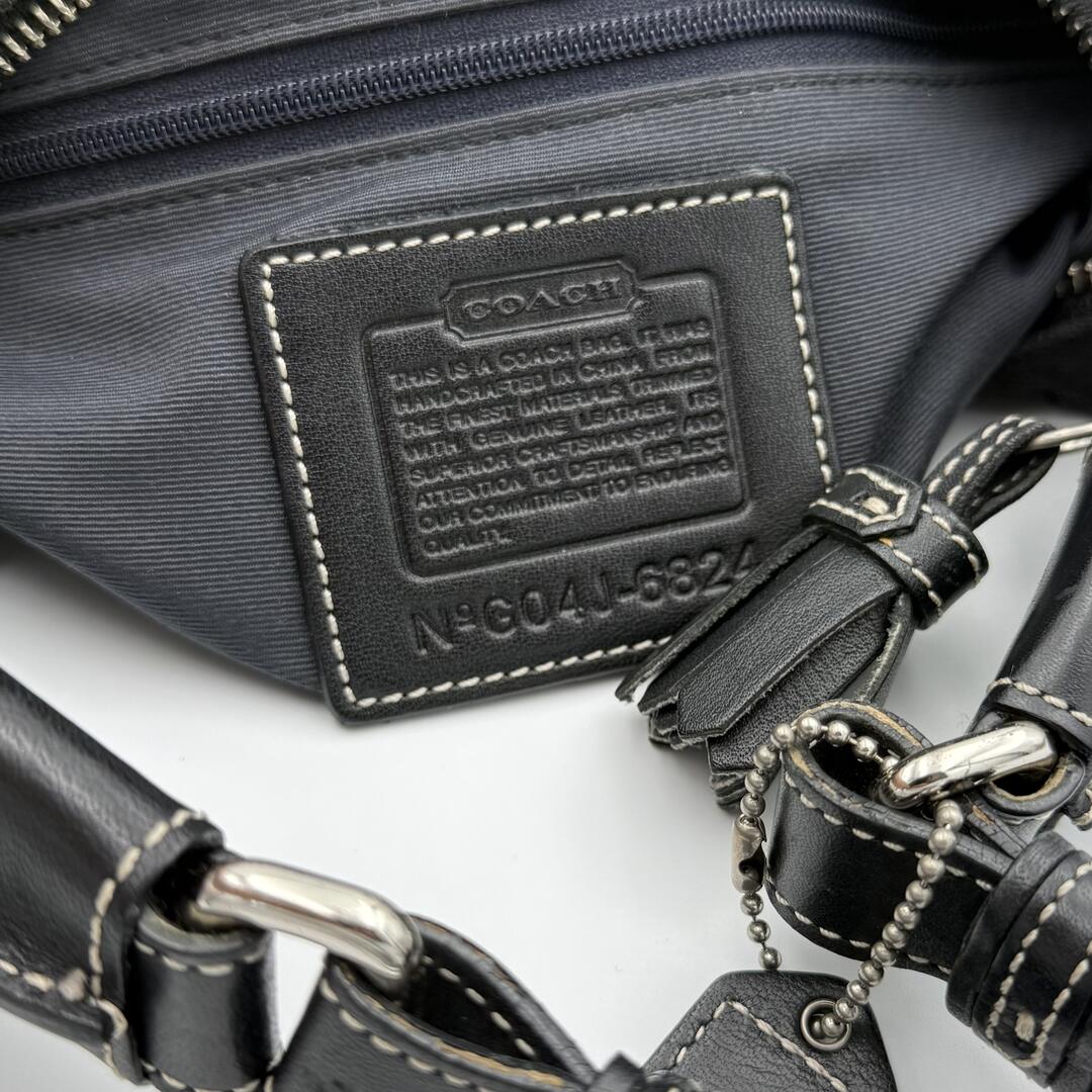 Coach Signature Hamilton Hobo Black Shoulder Bag
