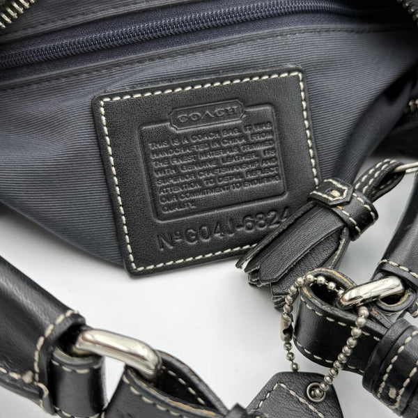 Coach Signature Hamilton Hobo Black Shoulder Bag