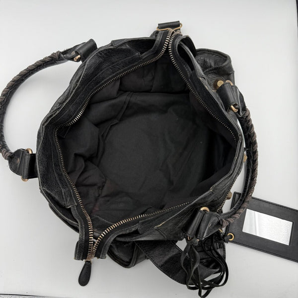 2012 Balenciaga The Giant City Leather Black Bag