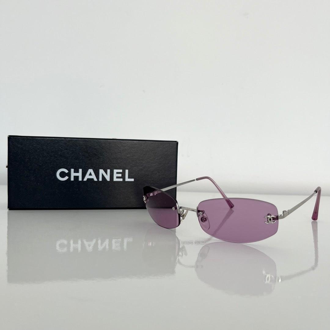 Chanel Pink CC Tinted Sunglasses