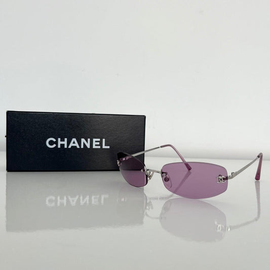 Chanel Pink CC Tinted Sunglasses