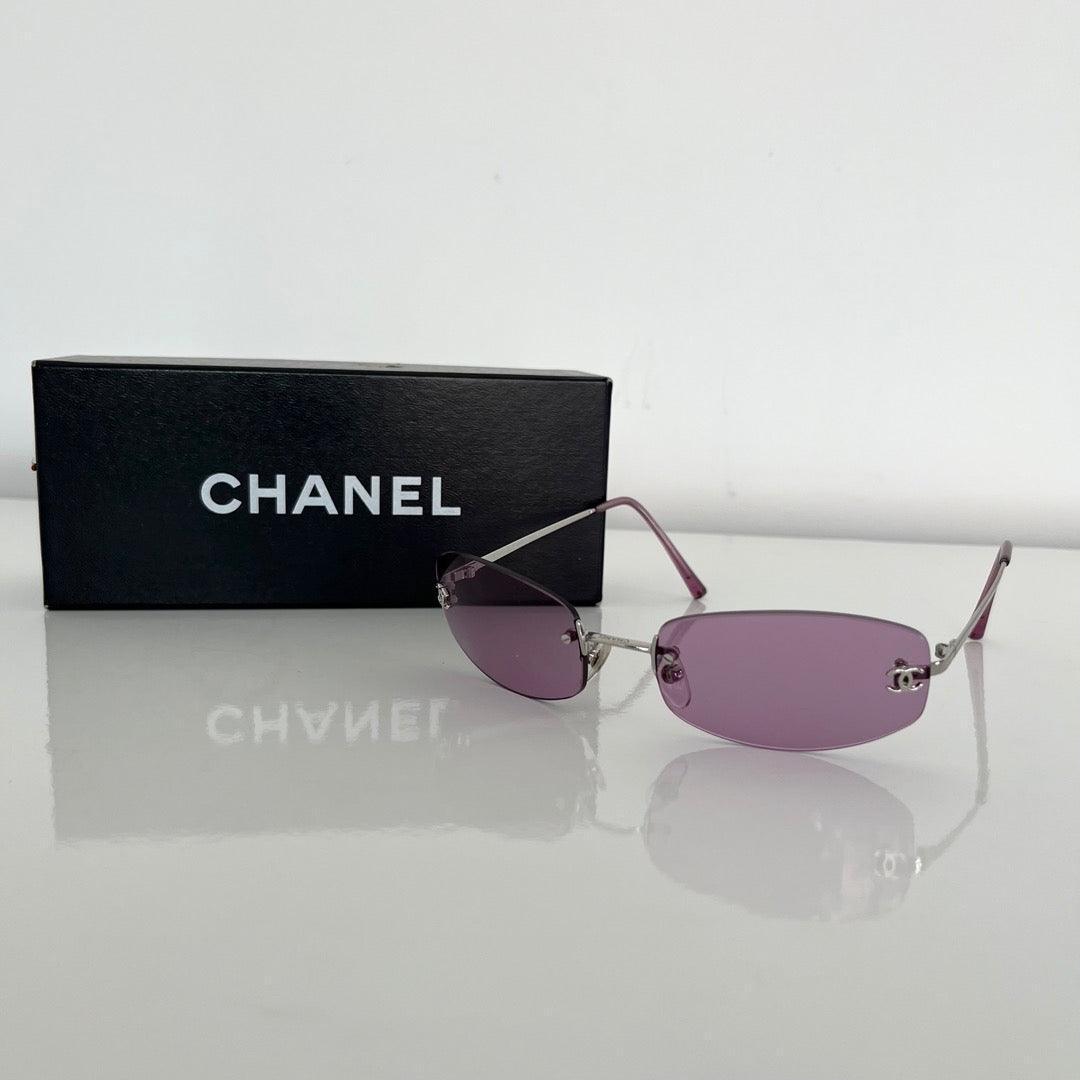 Chanel Pink CC Tinted Sunglasses