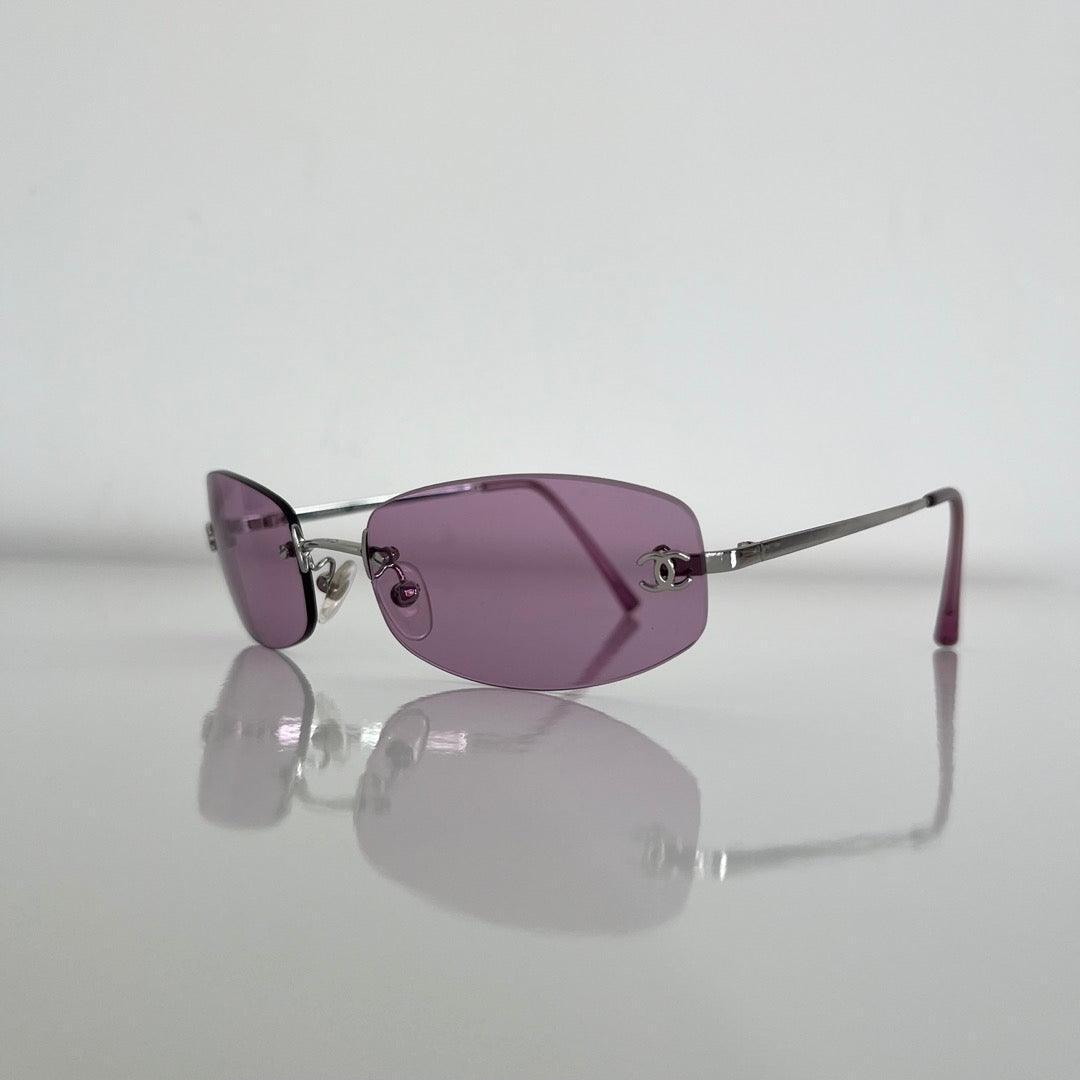 Chanel Pink CC Tinted Sunglasses