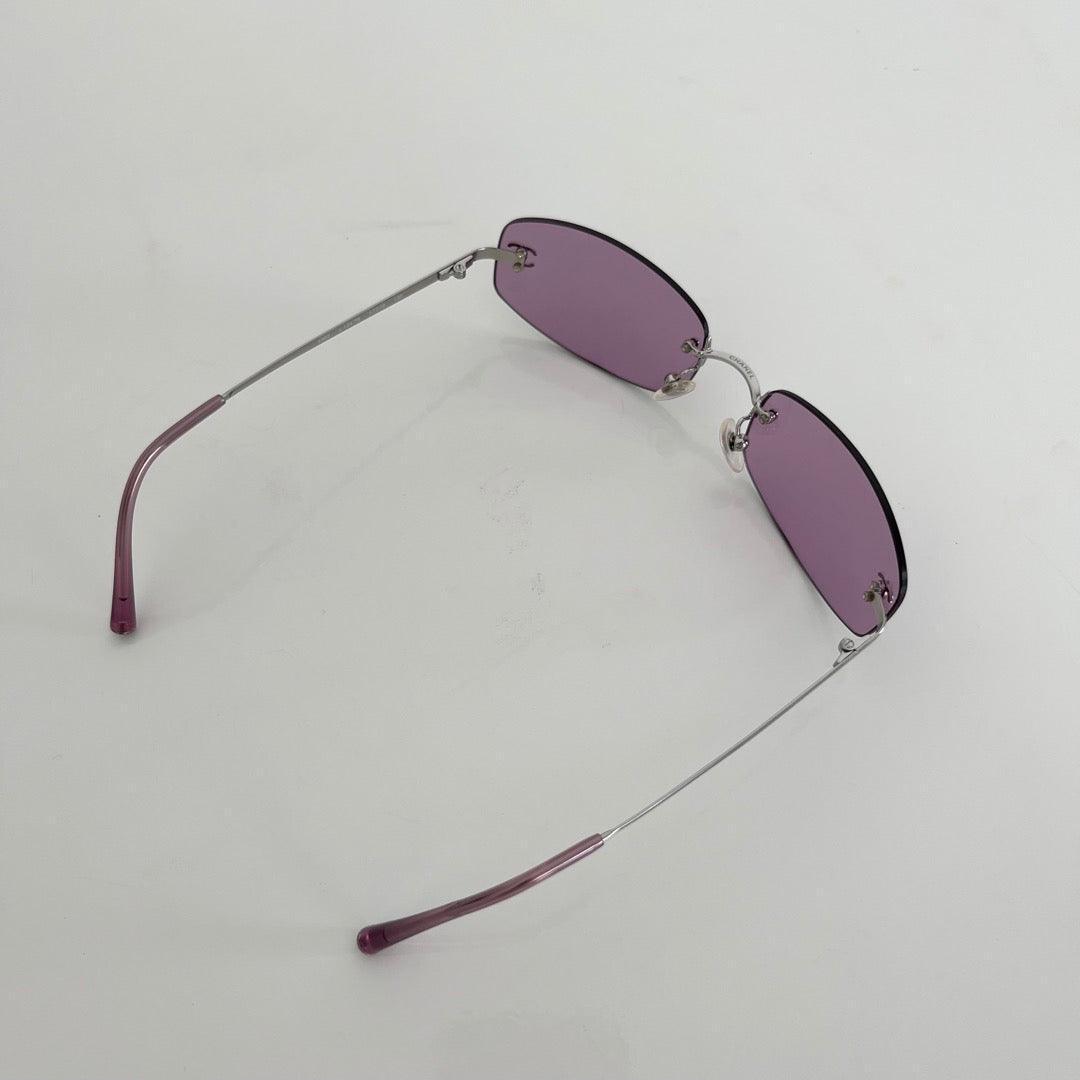 Chanel Pink CC Tinted Sunglasses