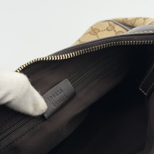 Gucci GG Canvas Abbey Brown Shoulder Bag