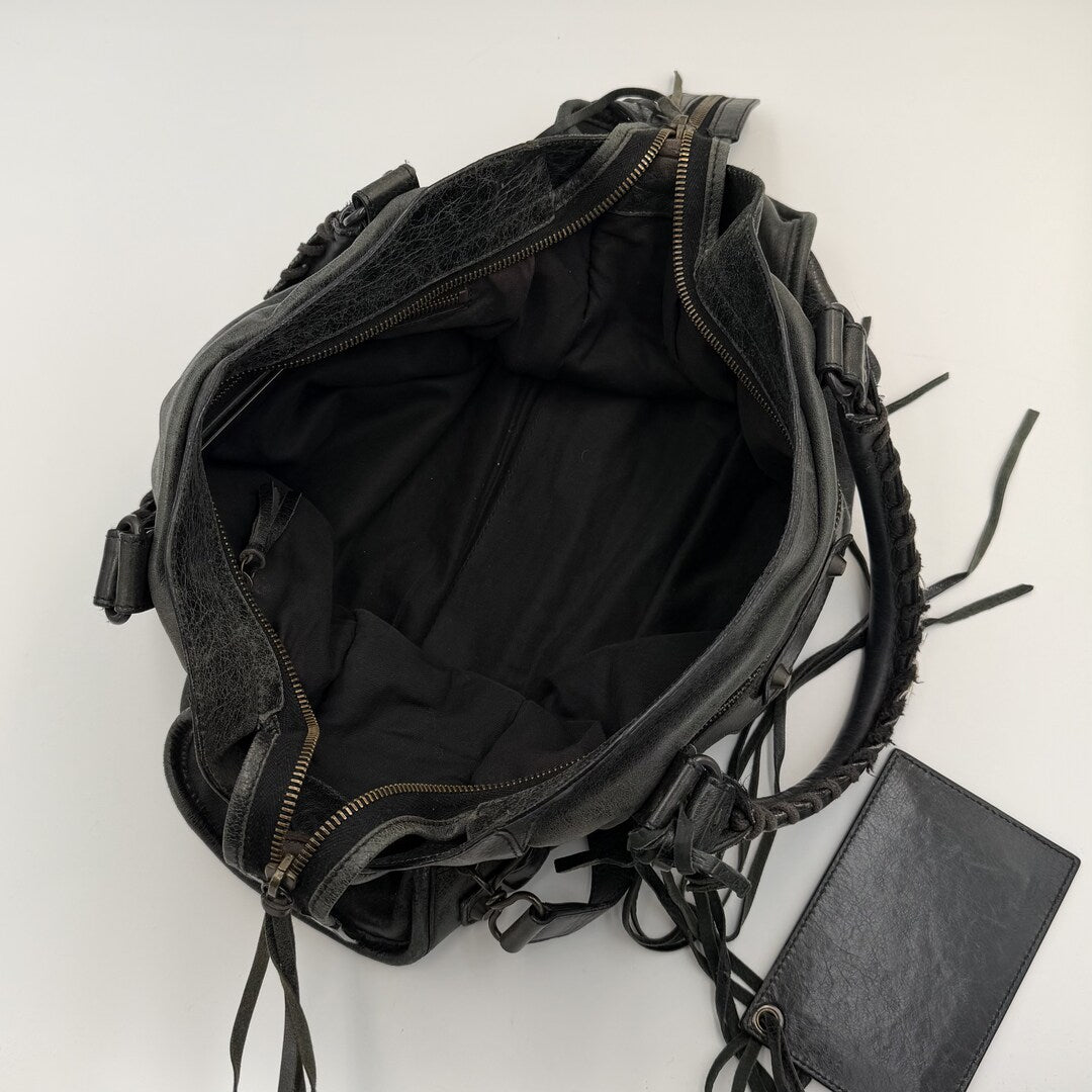 2009 Balenciaga The City Leather Black Bag