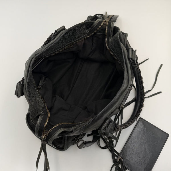 2009 Balenciaga The City Leather Black Bag
