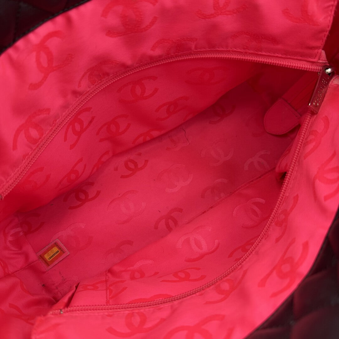 2005 Chanel Cambon Quilted Black Tote Bag