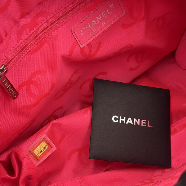 2005 Chanel Cambon Quilted Black Tote Bag