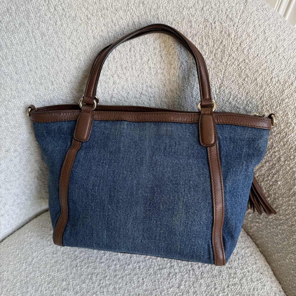 Gucci Soho Denim Tote Bag