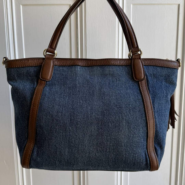 Gucci Soho Denim Tote Bag