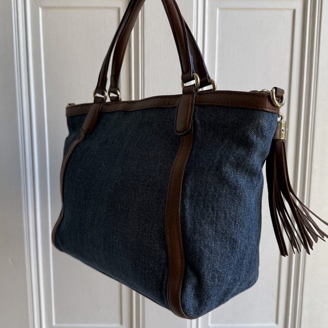 Gucci Soho Denim Tote Bag
