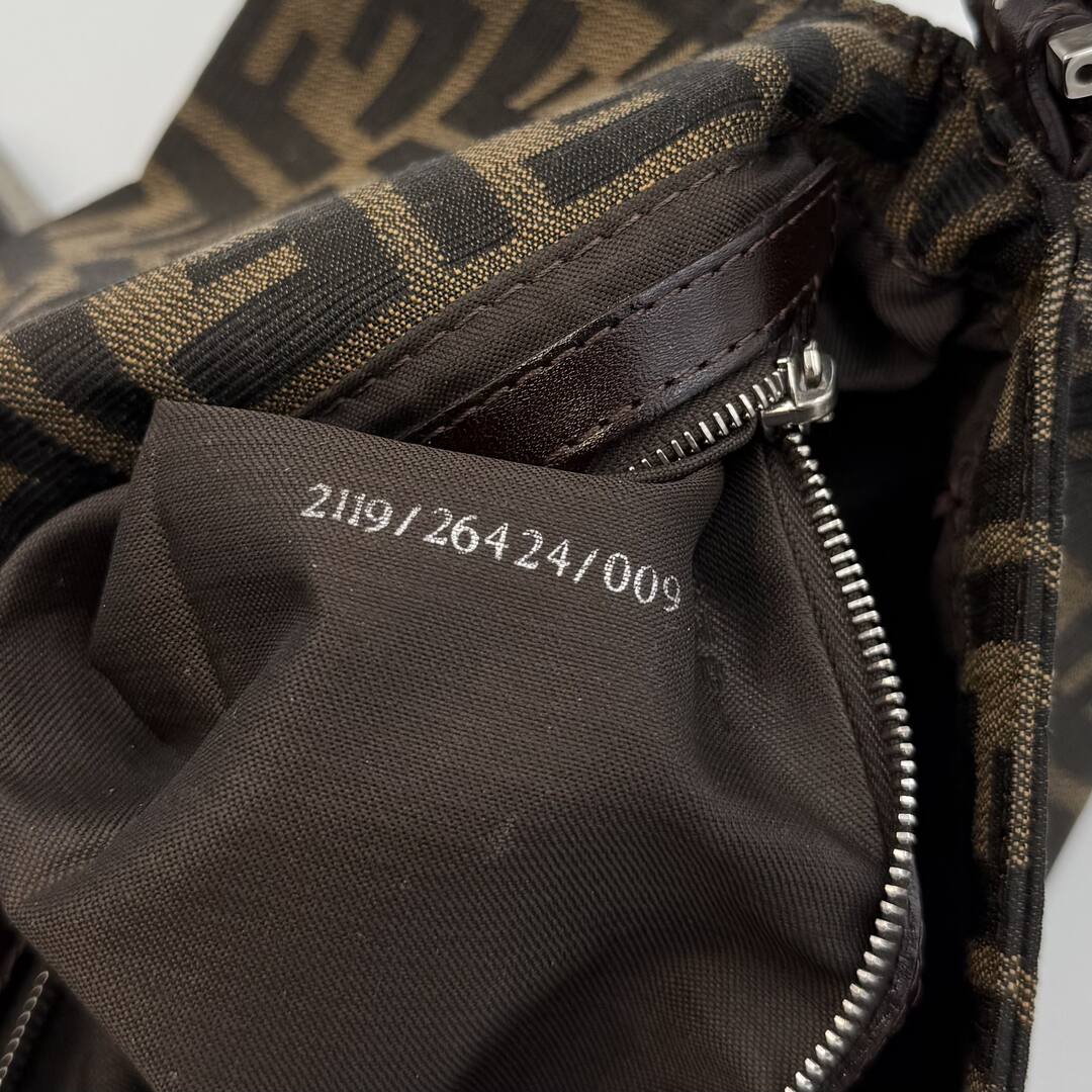 Fendi Mamma Baguette Zucca Shoulder Bag