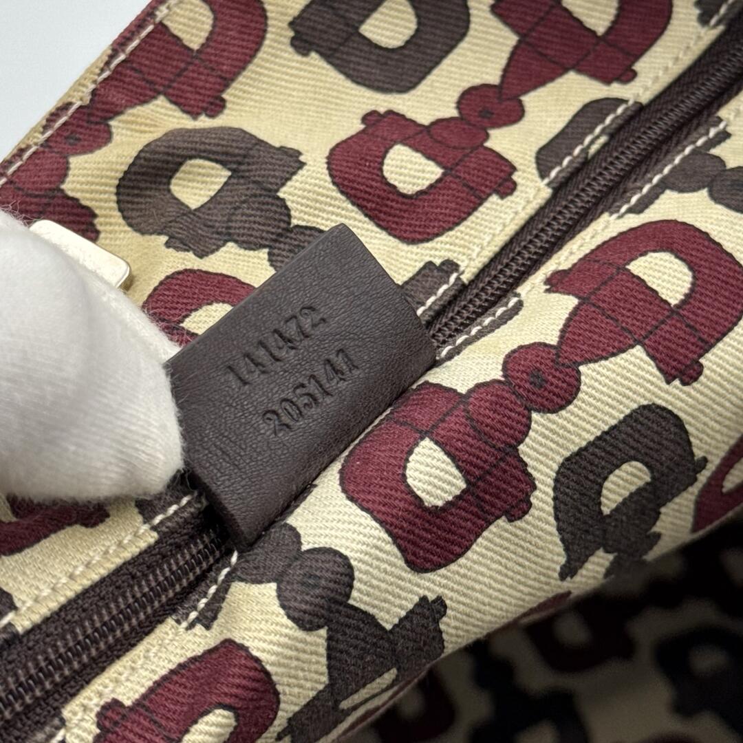 Gucci Guccissima Abbey Leather Brown Tote Bag