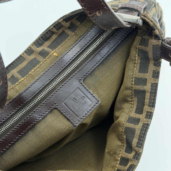 Fendi Mamma Baguette Zucca Shoulder Bag