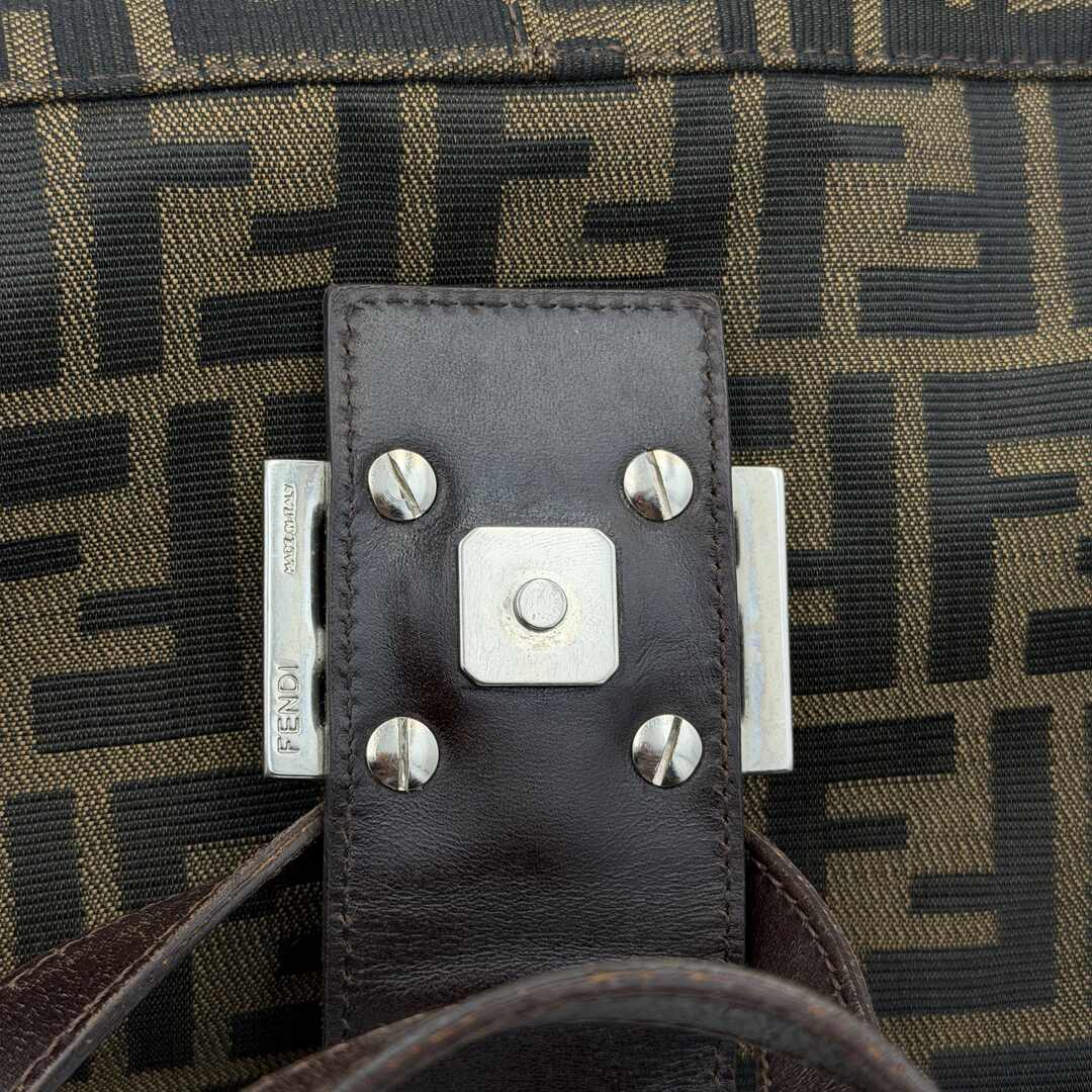 Fendi Mamma Baguette Zucca Shoulder Bag