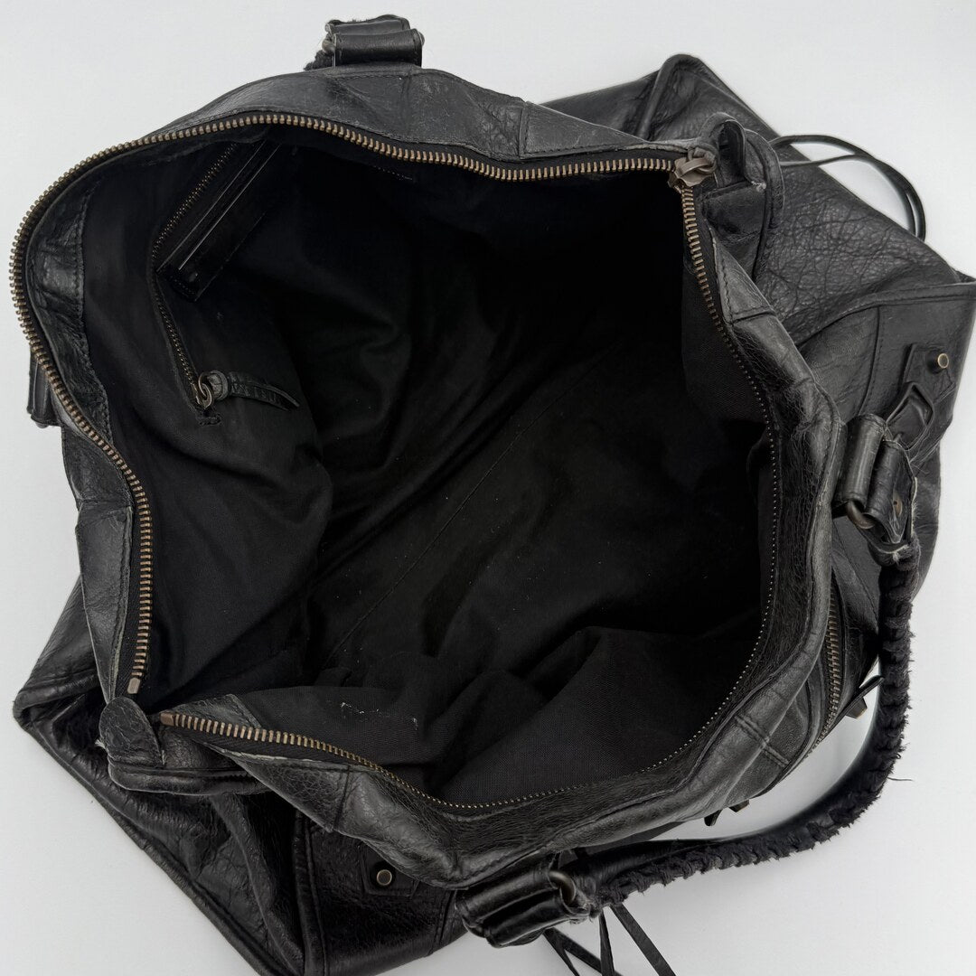2010 Balenciaga Classic The Work Leather Black Shoulder Bag