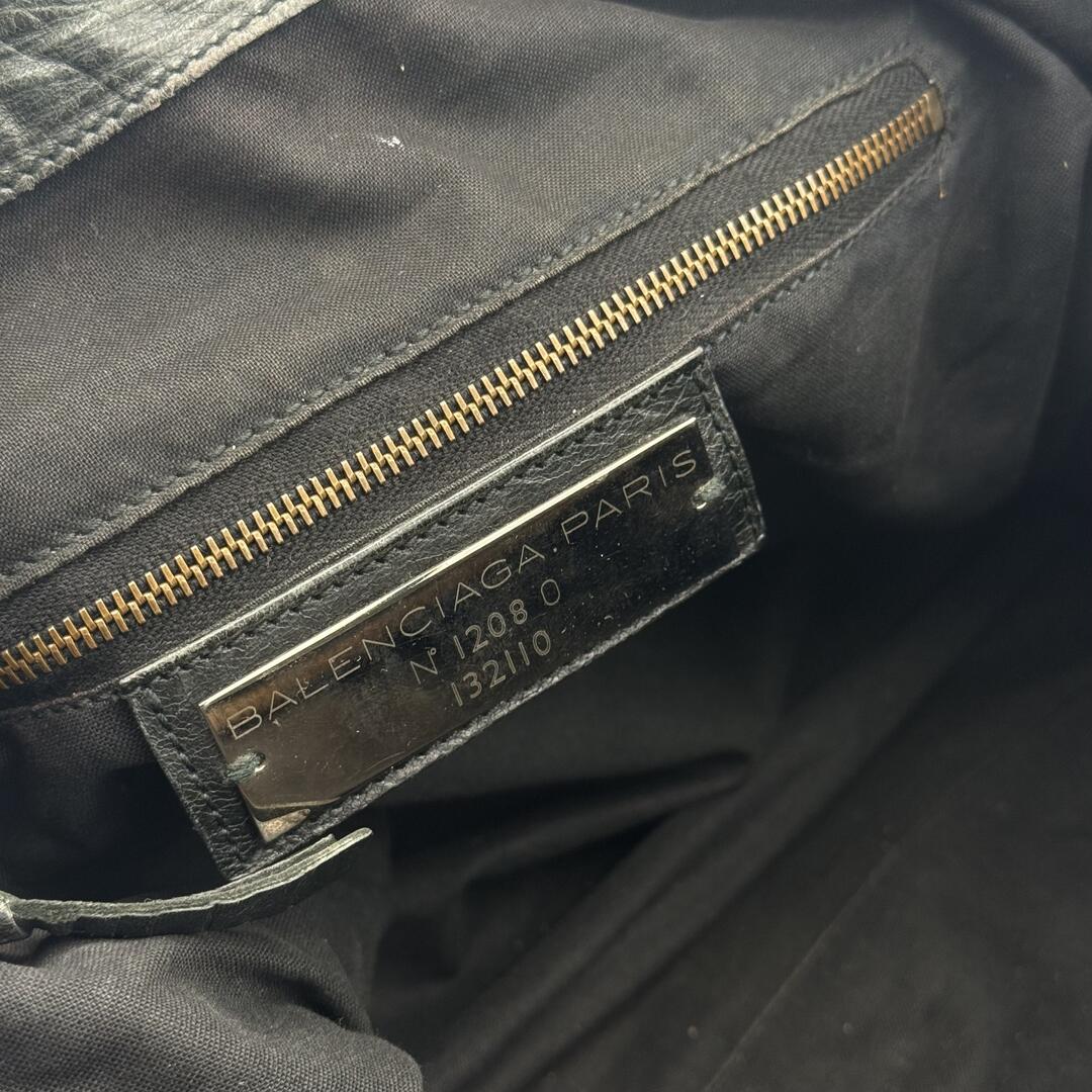 2010 Balenciaga Classic The Work Leather Black Shoulder Bag