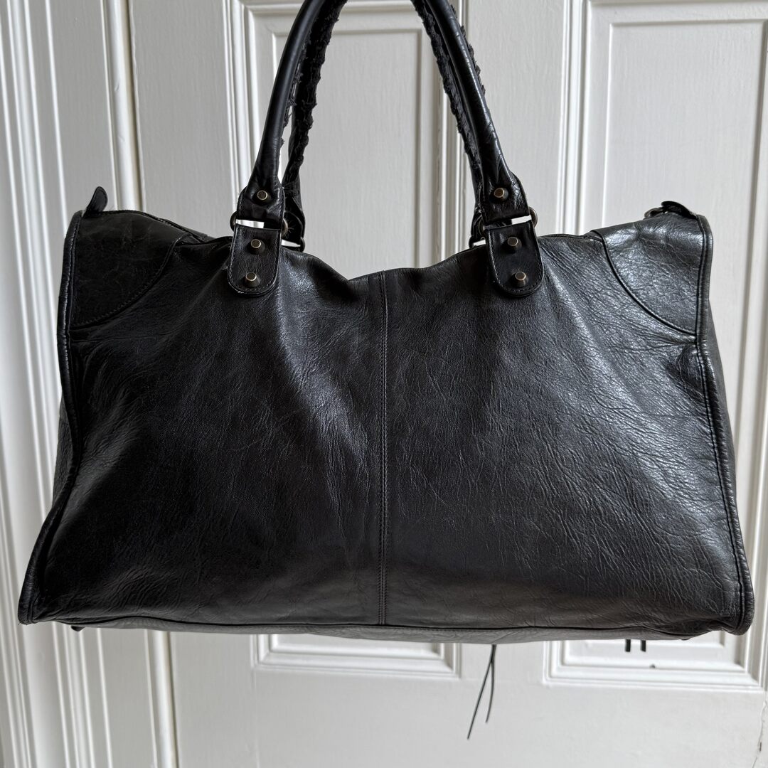 2010 Balenciaga Classic The Work Leather Black Shoulder Bag