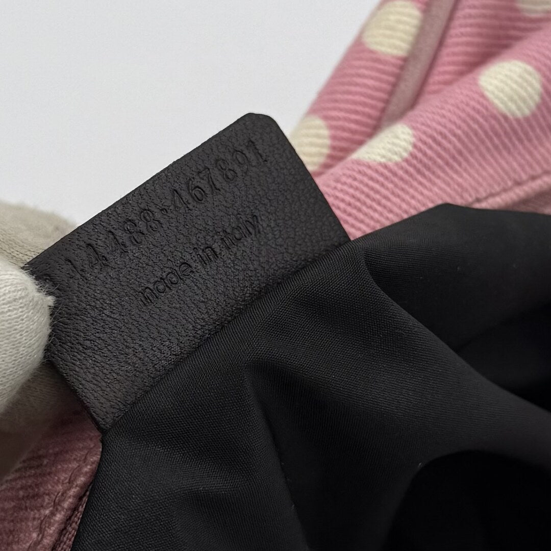 YSL Polka Dot Pink Mini Shoulder Bag