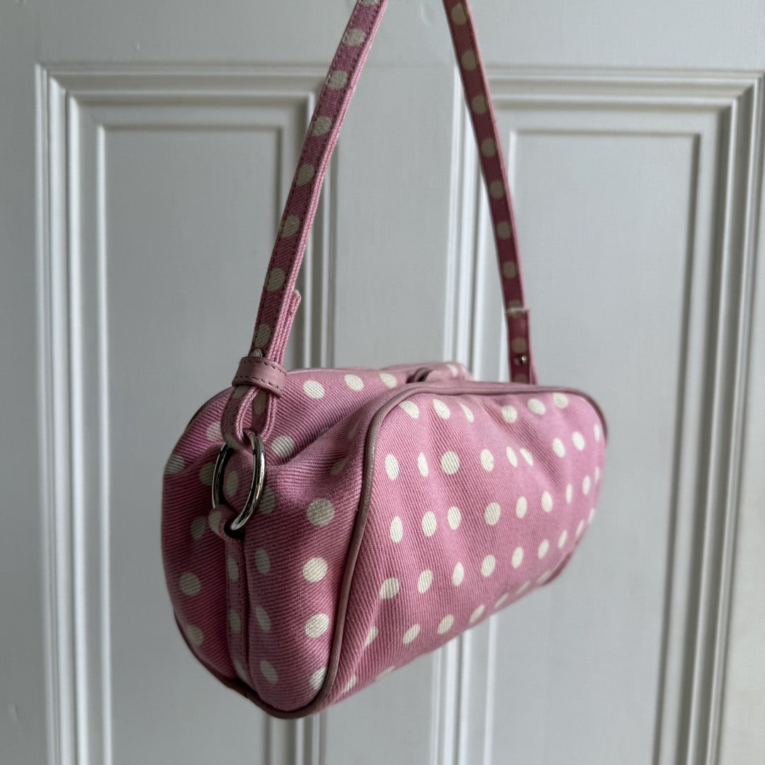 YSL Polka Dot Pink Mini Shoulder Bag
