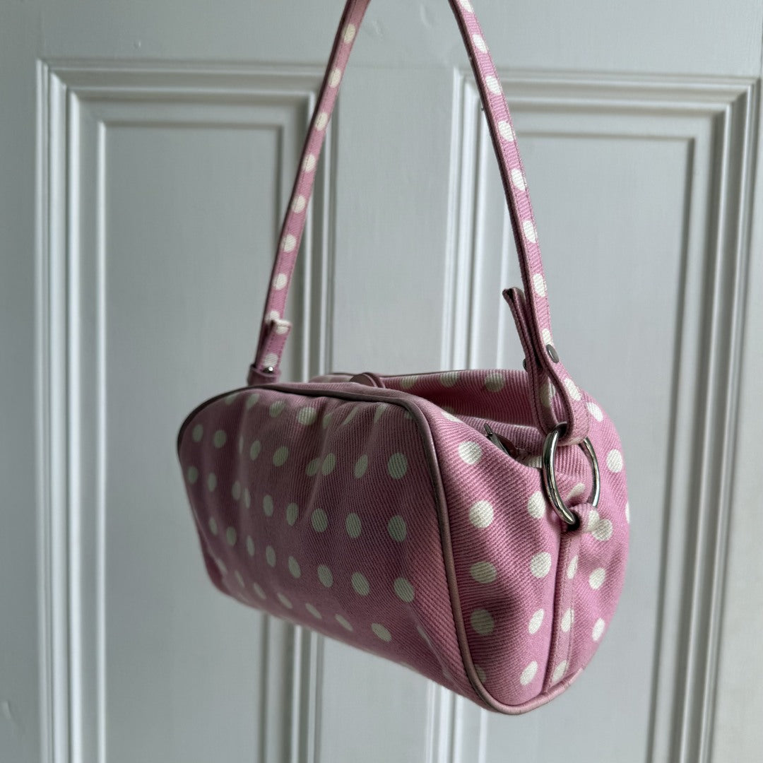 YSL Polka Dot Pink Mini Shoulder Bag