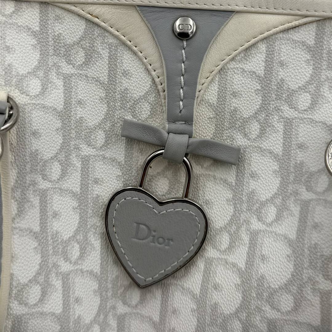 2000s Dior Romantique Trotter White Handbag
