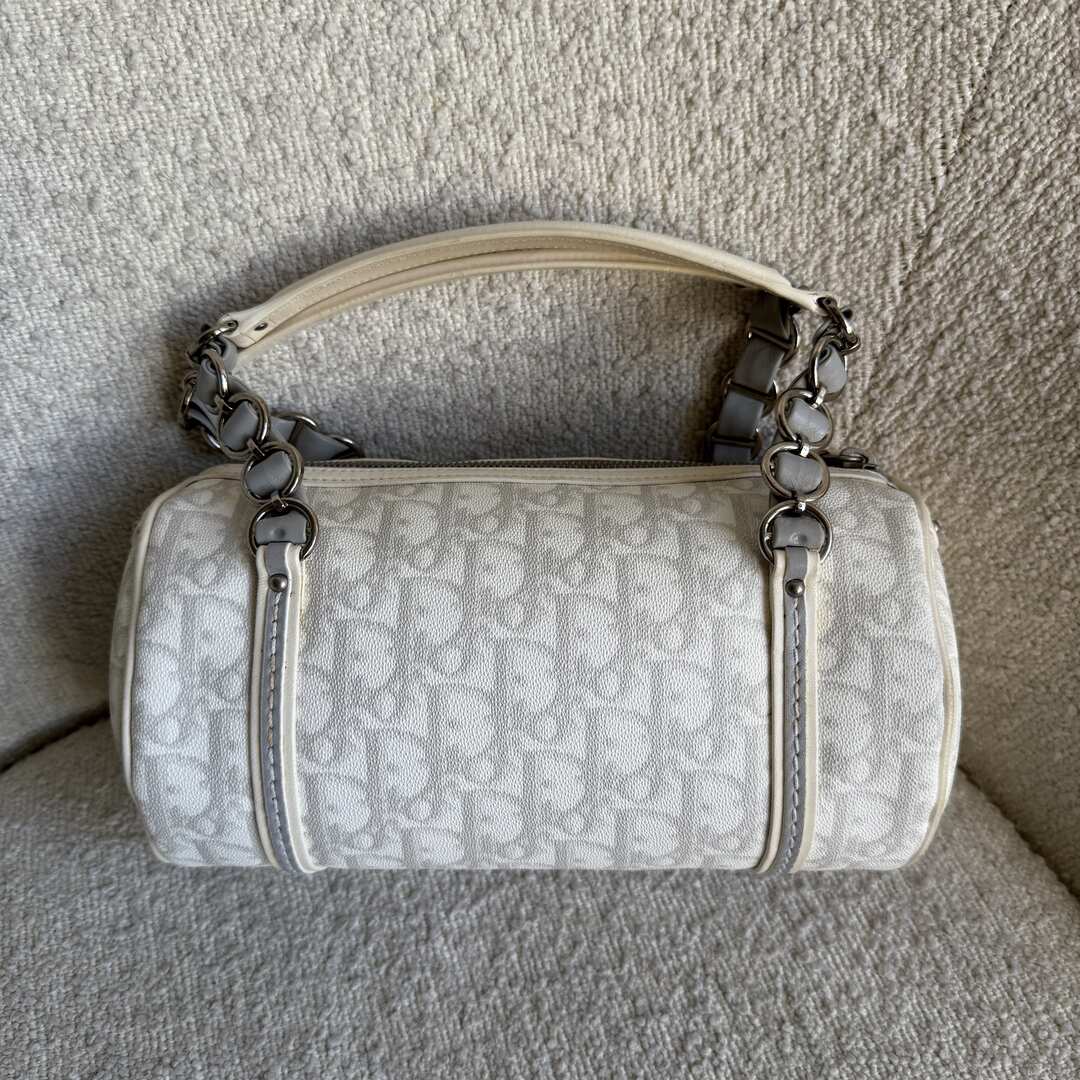 2000s Dior Romantique Trotter White Handbag