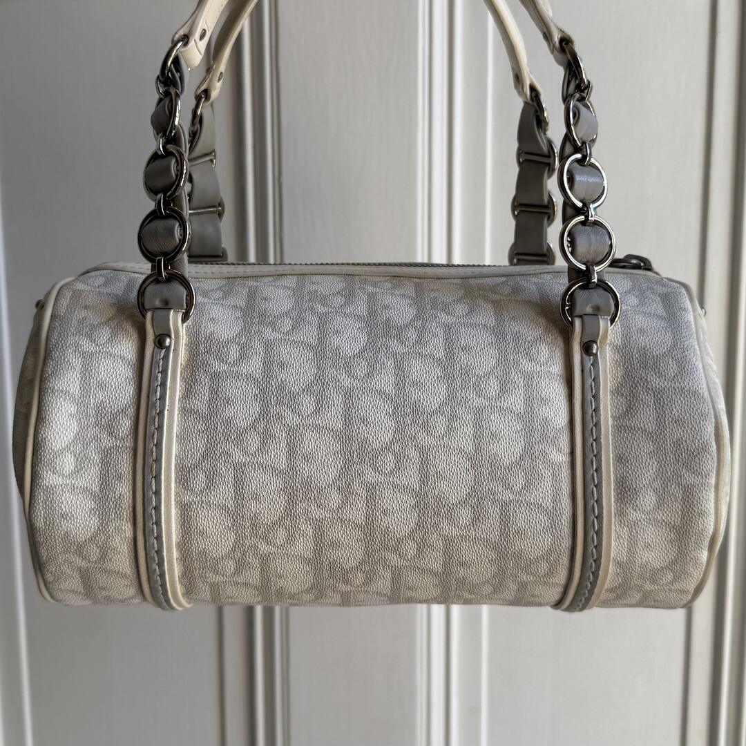2000s Dior Romantique Trotter White Handbag