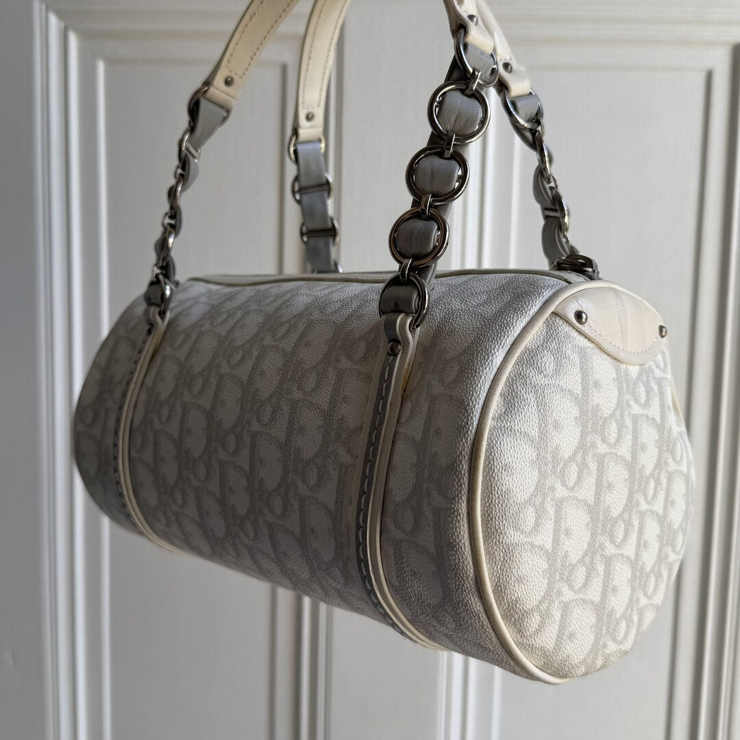2000s Dior Romantique Trotter White Handbag