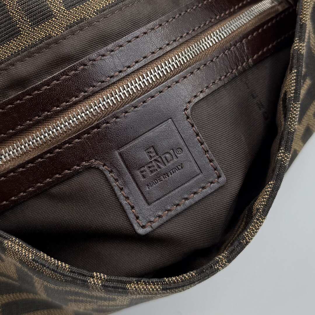 Fendi Mamma Baguette Zucca Shoulder Bag