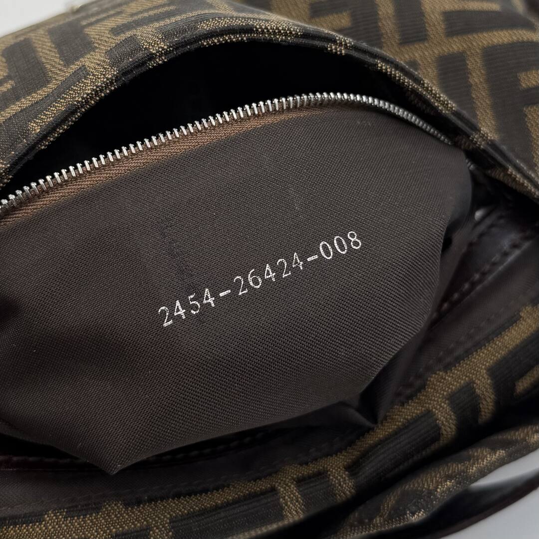 Fendi Mamma Baguette Zucca Shoulder Bag