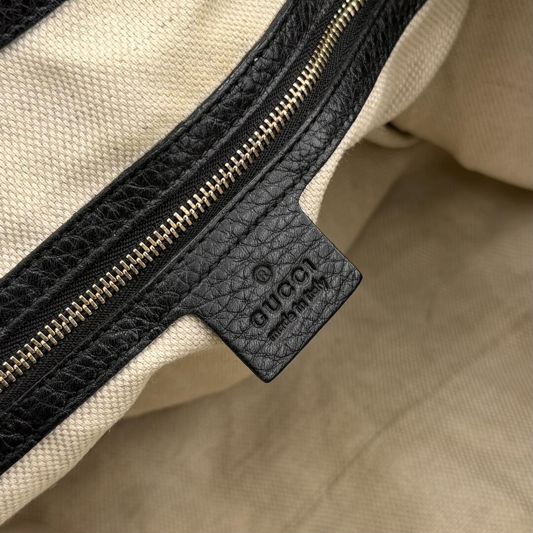 Gucci Soho Leather Black Tote Bag