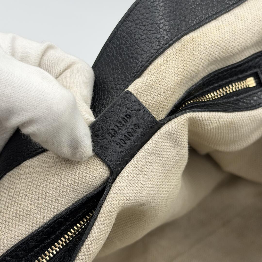 Gucci Soho Leather Black Tote Bag