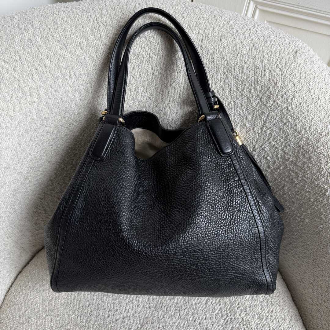 Gucci Soho Leather Black Tote Bag