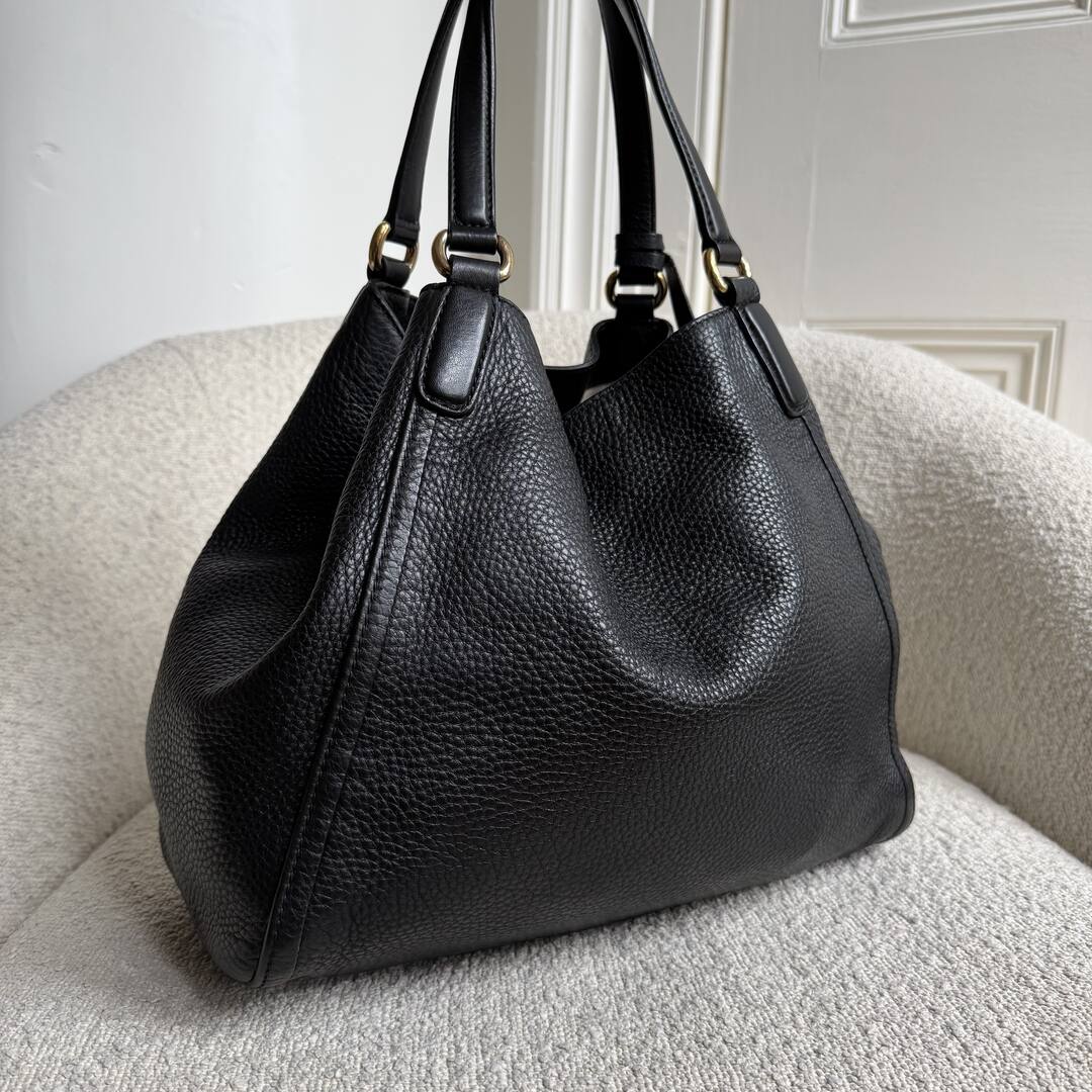 Gucci Soho Leather Black Tote Bag