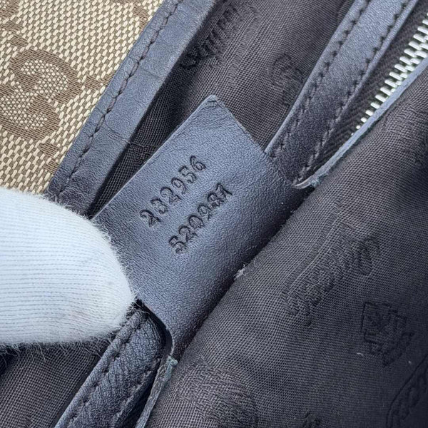 Gucci GG Twins Black Leather Large Tote Bag