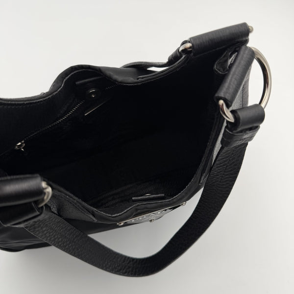 Prada Tessuto Hobo Nylon Black Shoulder Bag