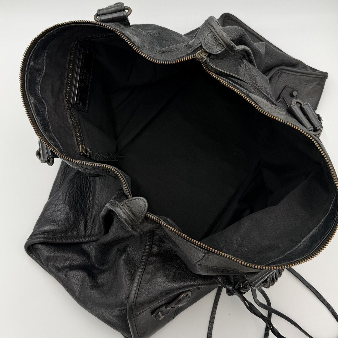 2011 Balenciaga Classic The Work Leather Black Shoulder Bag