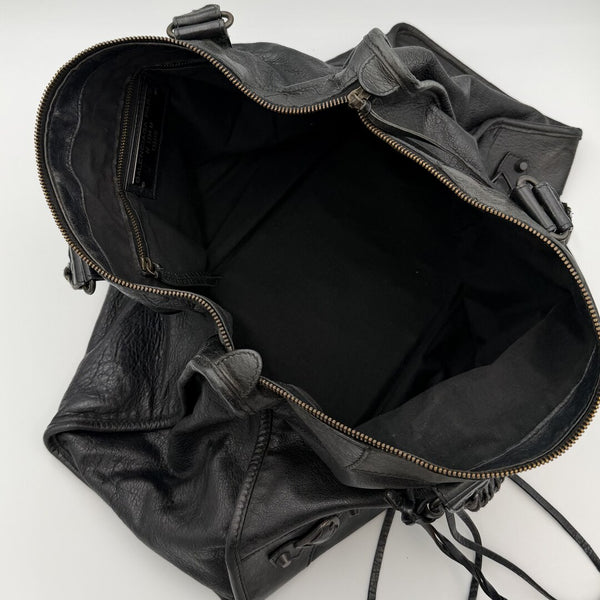 2011 Balenciaga Classic The Work Leather Black Shoulder Bag