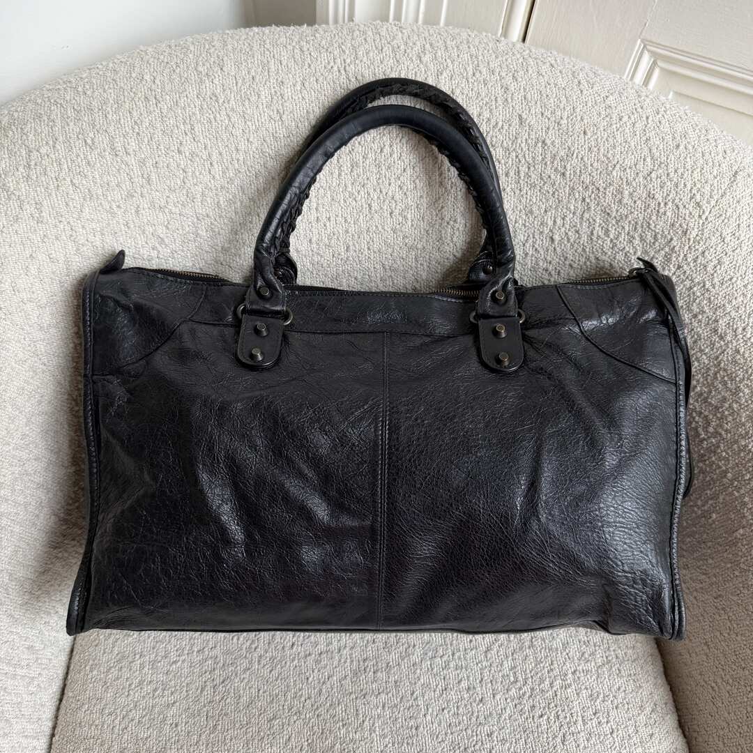 2011 Balenciaga Classic The Work Leather Black Shoulder Bag