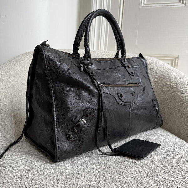 2011 Balenciaga Classic The Work Leather Black Shoulder Bag